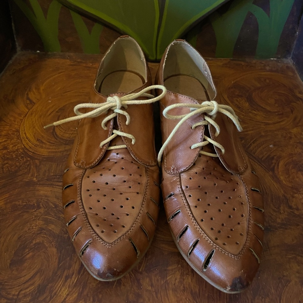 ALDO Women’s Leather Cutout Oxfords